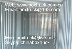 Inner of corrugated steel dry cargo truck body